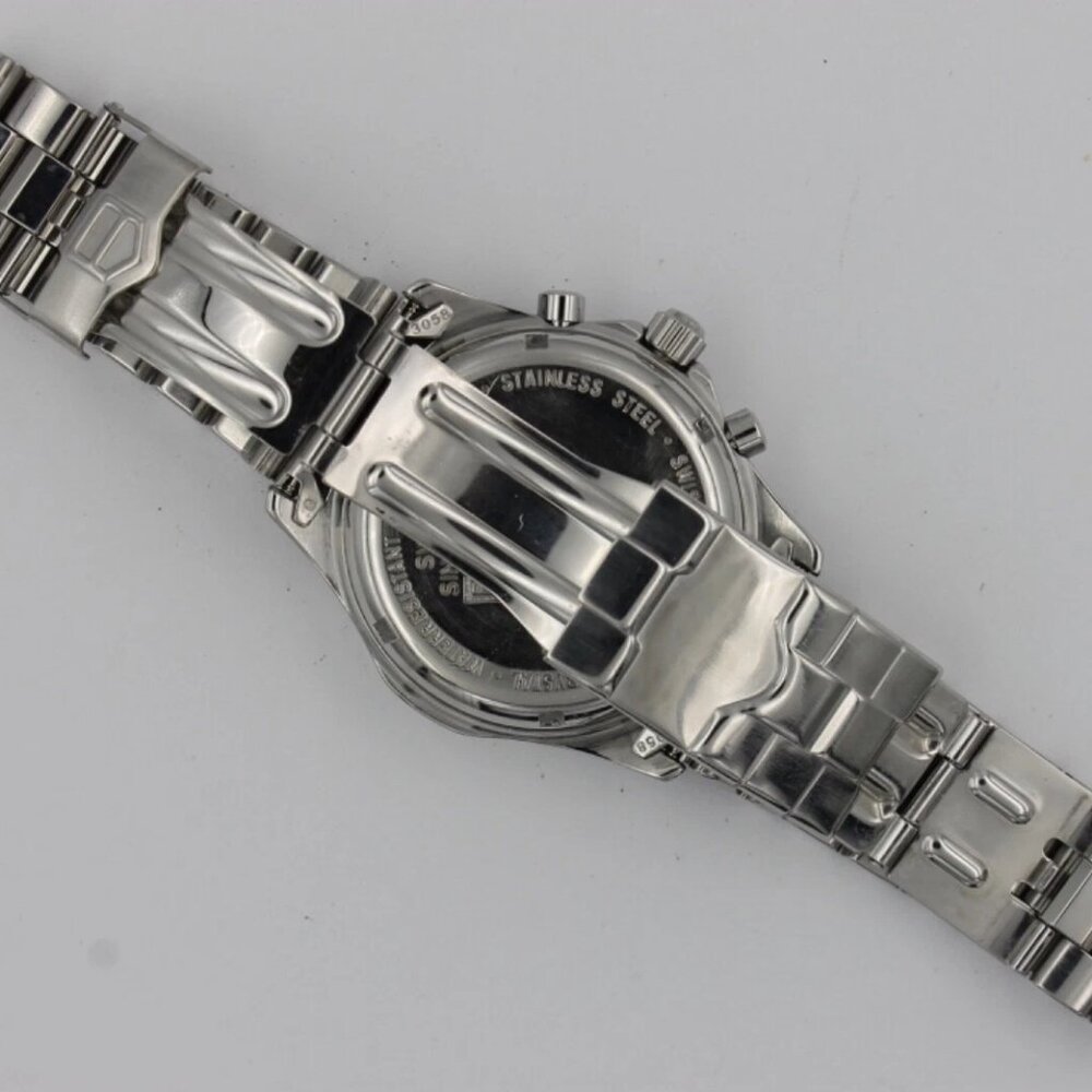 Tag Heuer CK1112.BA0328 Mens 2000 Professional Chronograph Watch Blue Silver - Picture 5 of 10